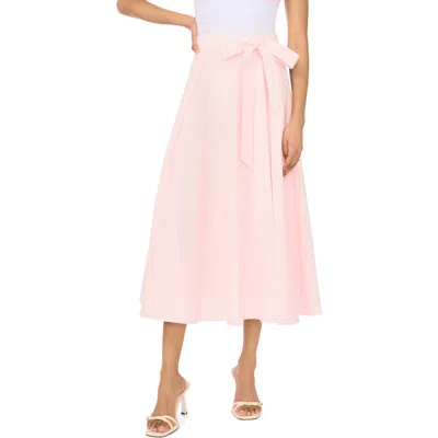 Parker Side Tie Midi Skirt In Pattern