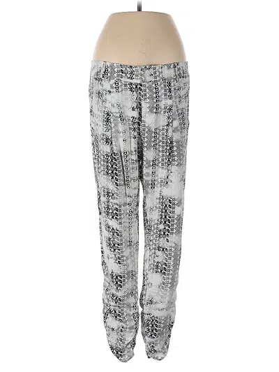 Pre-owned Parker Silk Pants In Silver