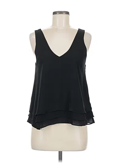Pre-owned Parker Sleeveless Blouse In Black