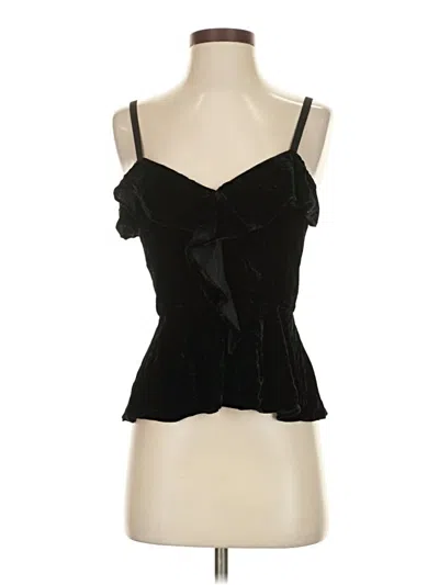Pre-owned Parker Sleeveless Blouse In Black