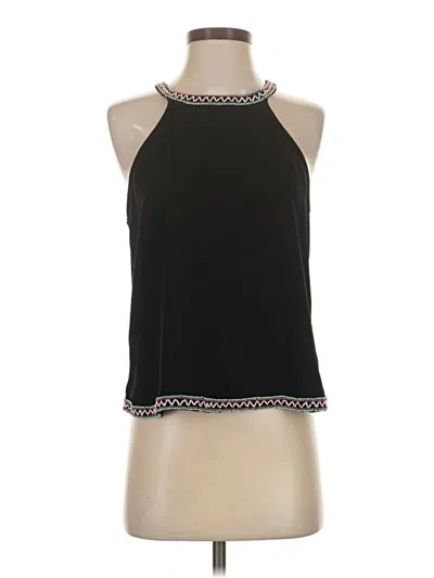 Pre-owned Parker Sleeveless Blouse In Black