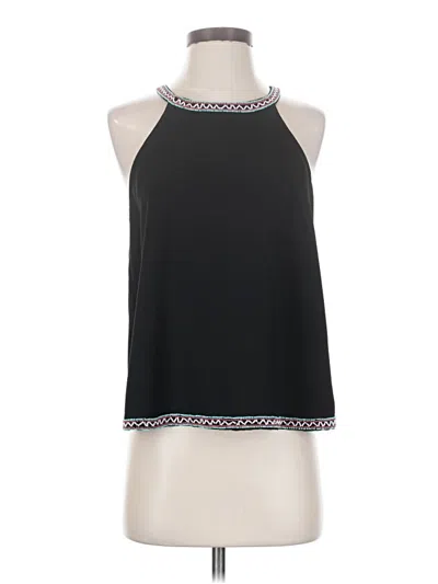 Pre-owned Parker Sleeveless Blouse In Black