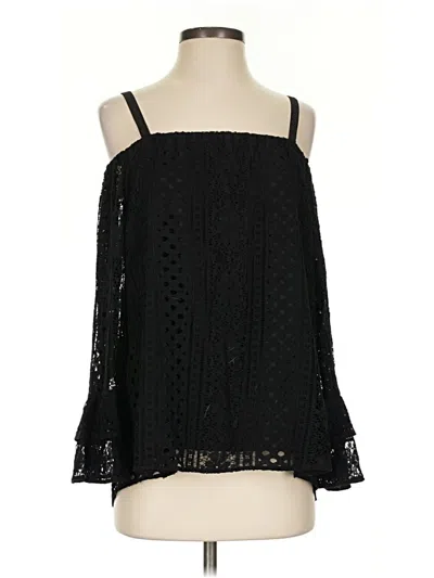 Pre-owned Parker Sleeveless Blouse In Black