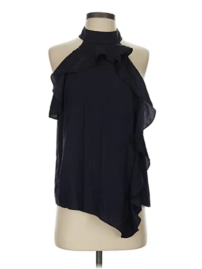 Pre-owned Parker Sleeveless Blouse In Black