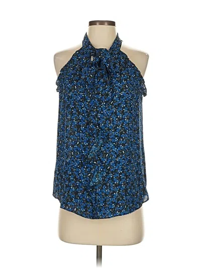 Pre-owned Parker Sleeveless Blouse In Blue