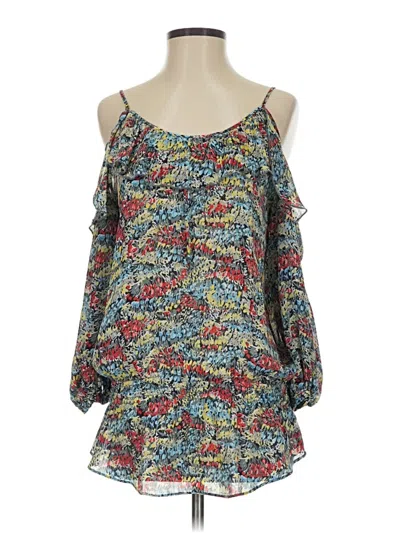 Pre-owned Parker Sleeveless Blouse In Blue