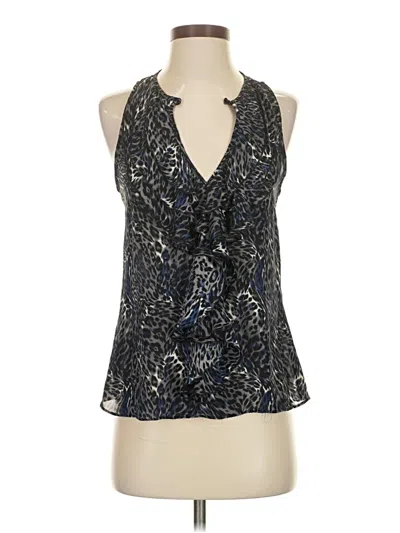 Pre-owned Parker Sleeveless Blouse In Blue