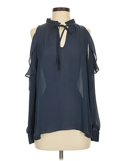Pre-owned Parker Sleeveless Blouse In Blue