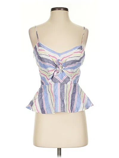 Pre-owned Parker Sleeveless Blouse In Blue