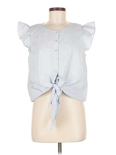 Pre-owned Parker Sleeveless Blouse In Gray