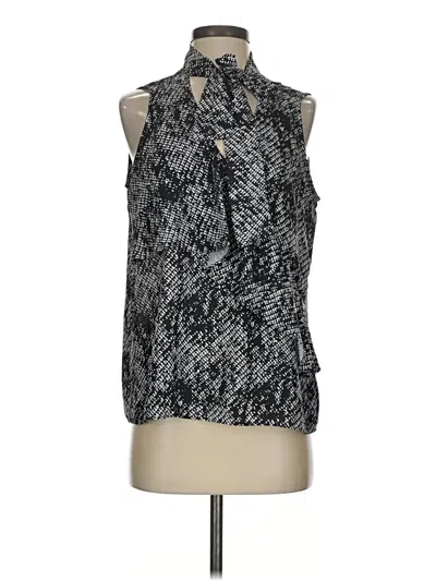 Pre-owned Parker Sleeveless Blouse In Gray