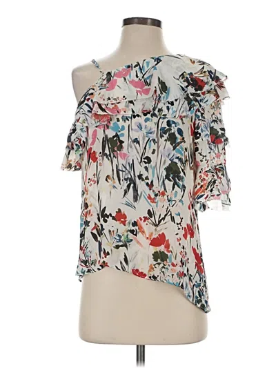 Pre-owned Parker Sleeveless Blouse In Ivory