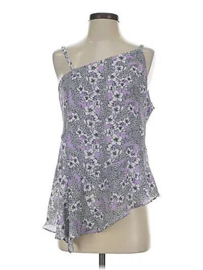 Pre-owned Parker Sleeveless Blouse In Purple