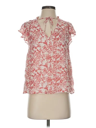 Pre-owned Parker Sleeveless Blouse In Red