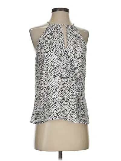 Pre-owned Parker Sleeveless Blouse In Silver