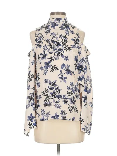 Pre-owned Parker Sleeveless Blouse In White