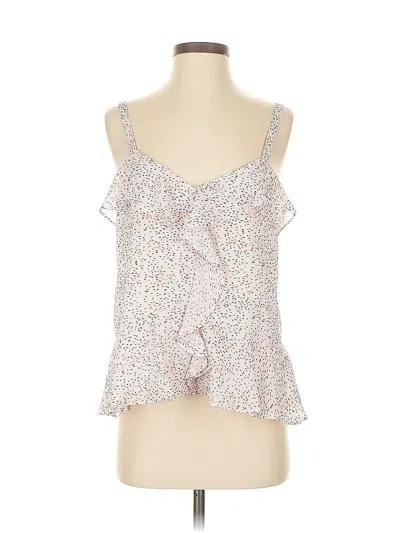 Pre-owned Parker Sleeveless Blouse In White