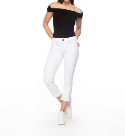 Parker Smith Camden Cuffed Pants In Eternal White In Multi
