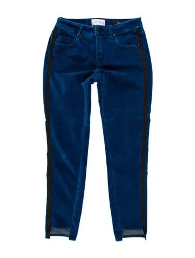 Pre-owned Parker Smith Mid-rise Skinny Leg Jeans In Blue