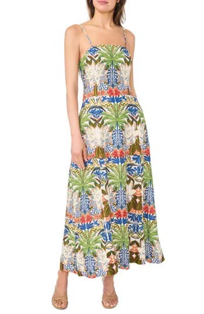 Parker Square Neck Maxi Dress In Multi