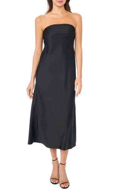 Parker Strapless Maxi Dress In Black