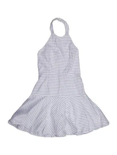 Pre-owned Parker Striped Mini Dress In Multi