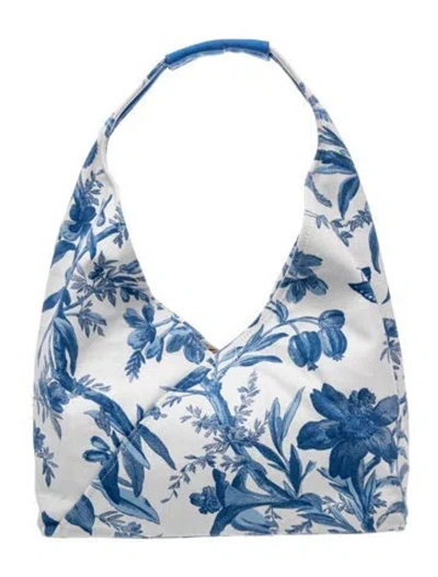 Pre-owned Parker Thatch Canvas Hobo In Blue