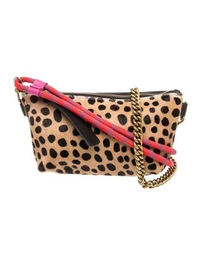 Pre-owned Parker Thatch Fur Shoulder Bag In Neutrals