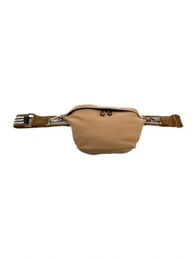 Pre-owned Parker Thatch Leather Belt Bag In Brown
