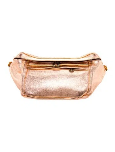 Pre-owned Parker Thatch Leather Belt Bag In Pink