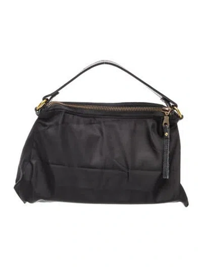 Pre-owned Parker Thatch Nylon Top Handle Bag In Black