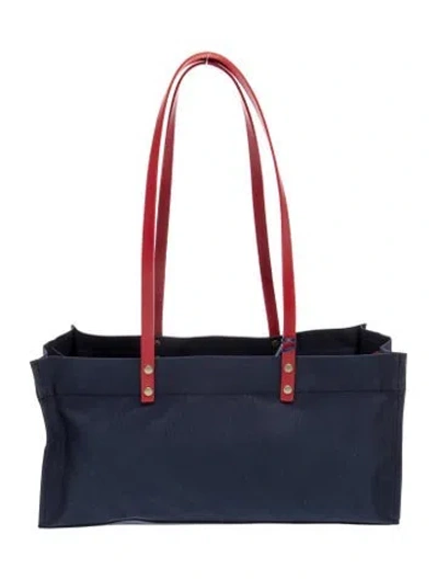 Pre-owned Parker Thatch Nylon Tote W/ Tags In Blue