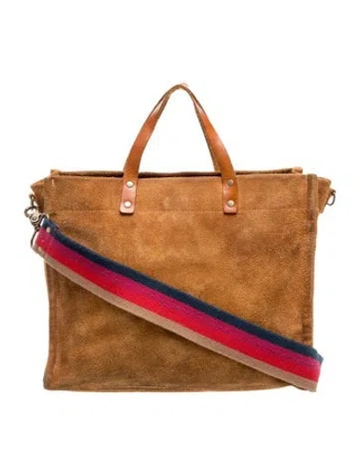 Pre-owned Parker Thatch Suede Crossbody Bag In Multi