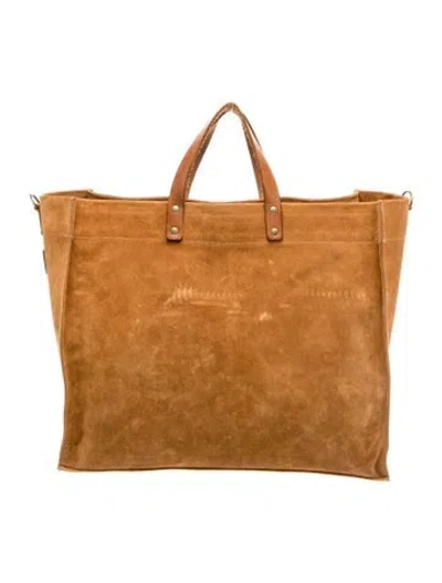 Pre-owned Parker Thatch Suede Tote In Brown