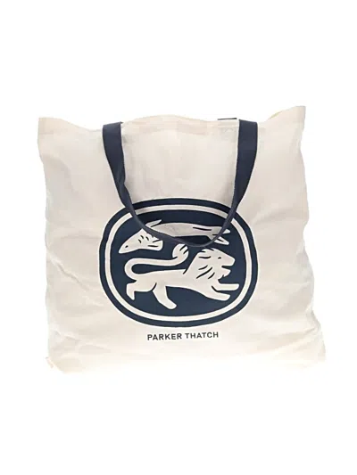 Pre-owned Parker Thatch Tote Bag In Ivory