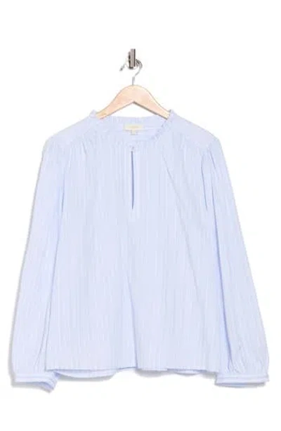 Parker The Alora Stripe Long Sleeve Cotton Top