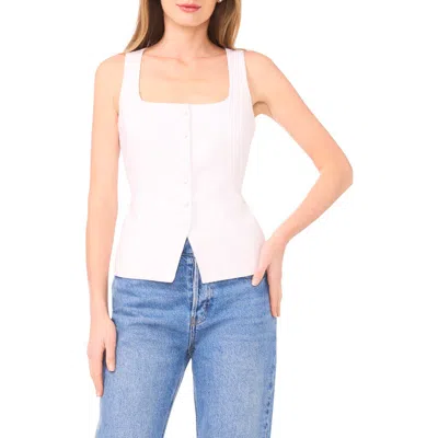 Parker The Amayah Linen Blend Vest In White