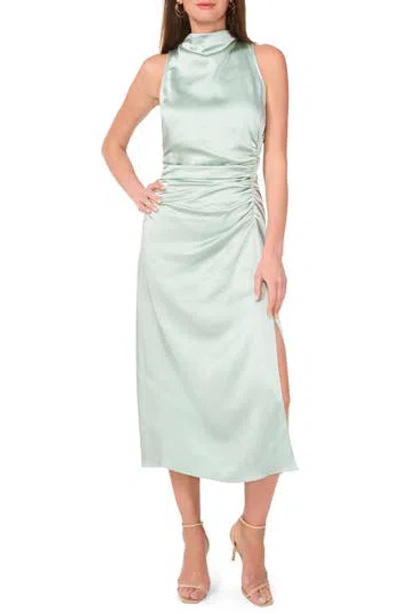 Parker The Ayla Ruched Satin Midi Dress