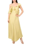Parker The Bridget Ruffle One-shoulder Dress In Pistachio