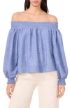 Parker The Dakota Off The Shoulder Long Sleeve Top