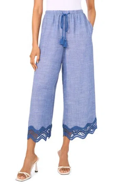 Parker The Daniela Wide Leg Crop Pants In Jean