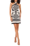 Parker The Fergie Halter Minidress In Black