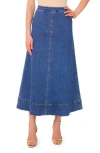 Parker The Fern Denim Midi Skirt In Blue