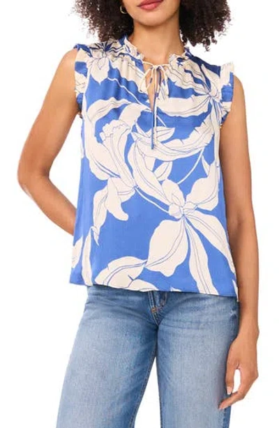 Parker The Jenna Print Top In Blue