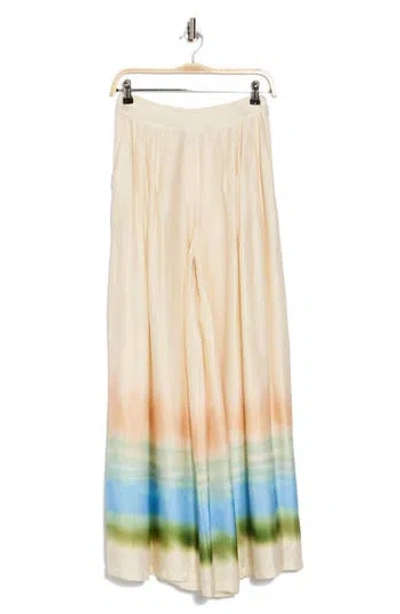 Parker The Jessie Wide Leg Pants In Eggnog White