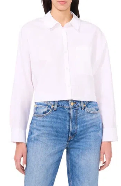 Parker The Jojo Ruffle Button-up Shirt In Lucent White