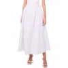 Parker The Julianne Pinstripe Maxi Skirt In Jean