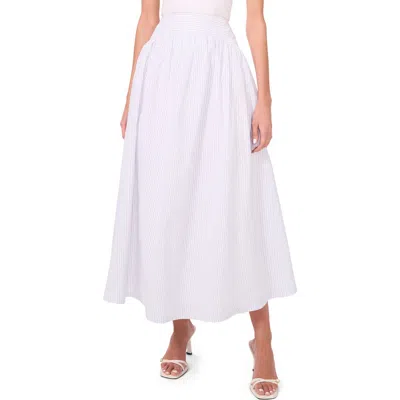 Parker The Julianne Pinstripe Maxi Skirt In Jean