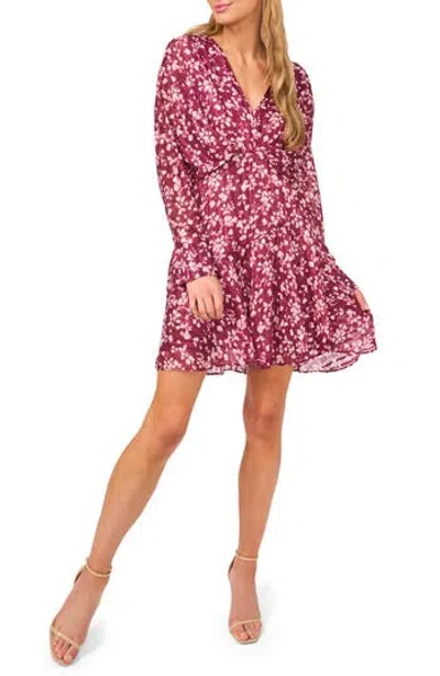 Parker The Livy Long Sleeve Cocktail Dress In Brown