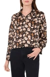 Parker The  Long Sleeve Button-up Top In Rich Black